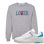 UNC to Chi Low 2s Crewneck Sweatshirt | Lover, Ash