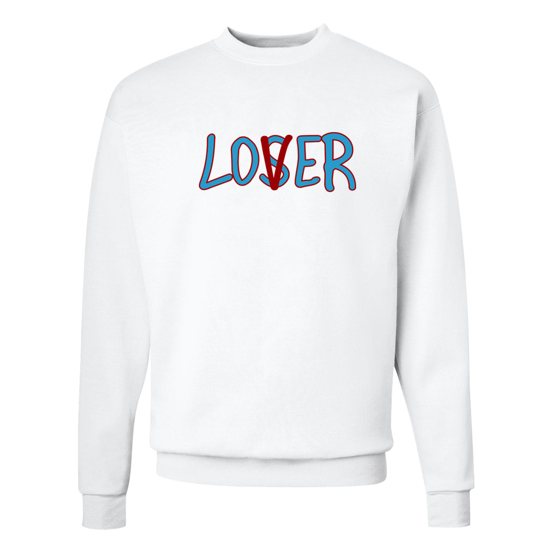 UNC to Chi Low 2s Crewneck Sweatshirt | Lover, White