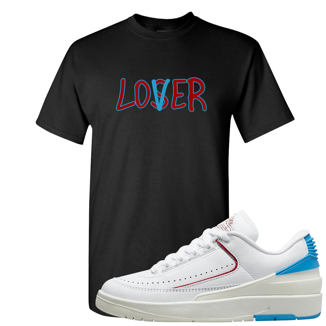 UNC to Chi Low 2s T Shirt | Lover, Black