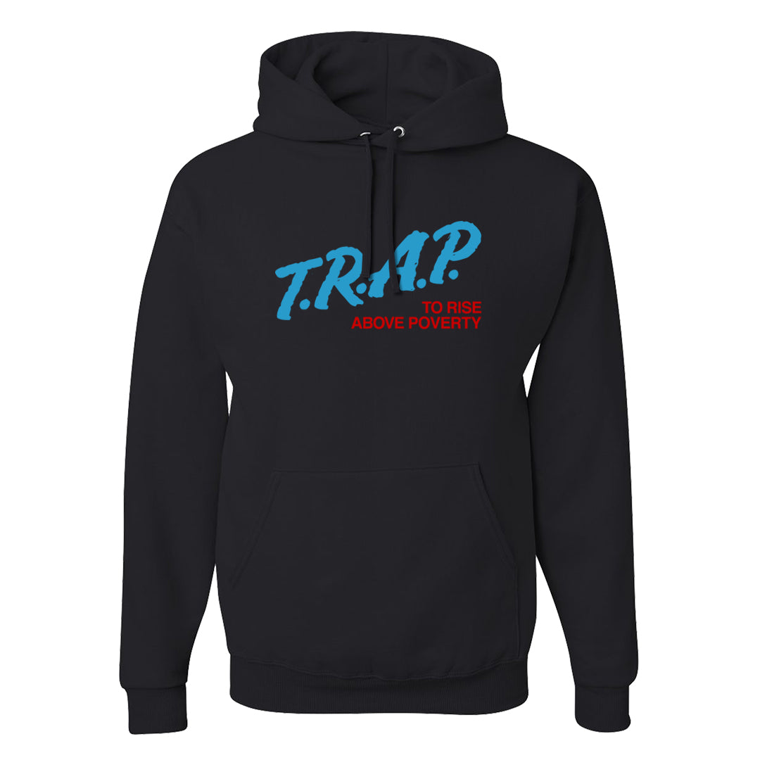 UNC to Chi Low 2s Hoodie | Trap To Rise Above Poverty, Black