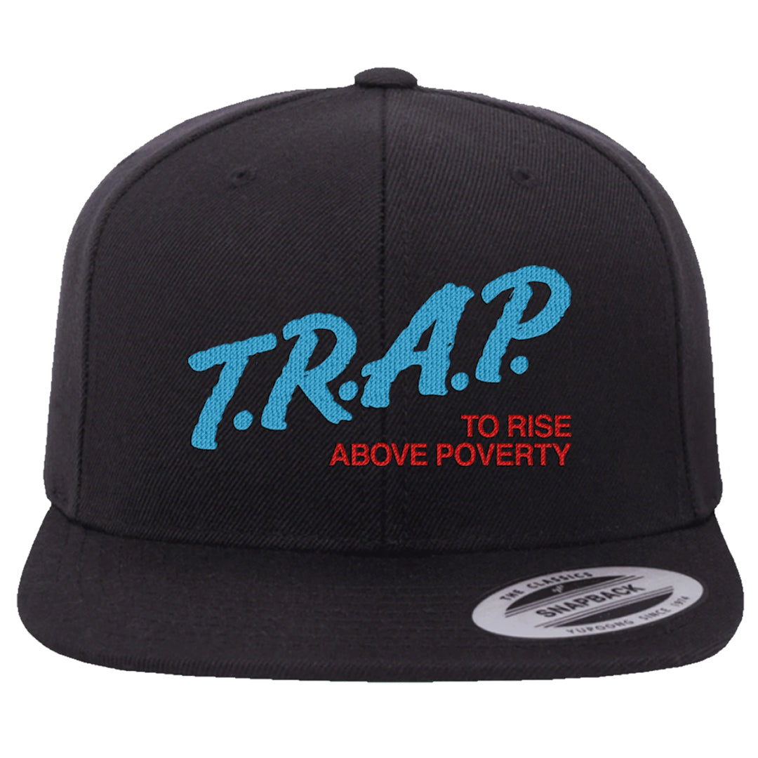 UNC to Chi Low 2s Snapback Hat | Trap To Rise Above Poverty, Black