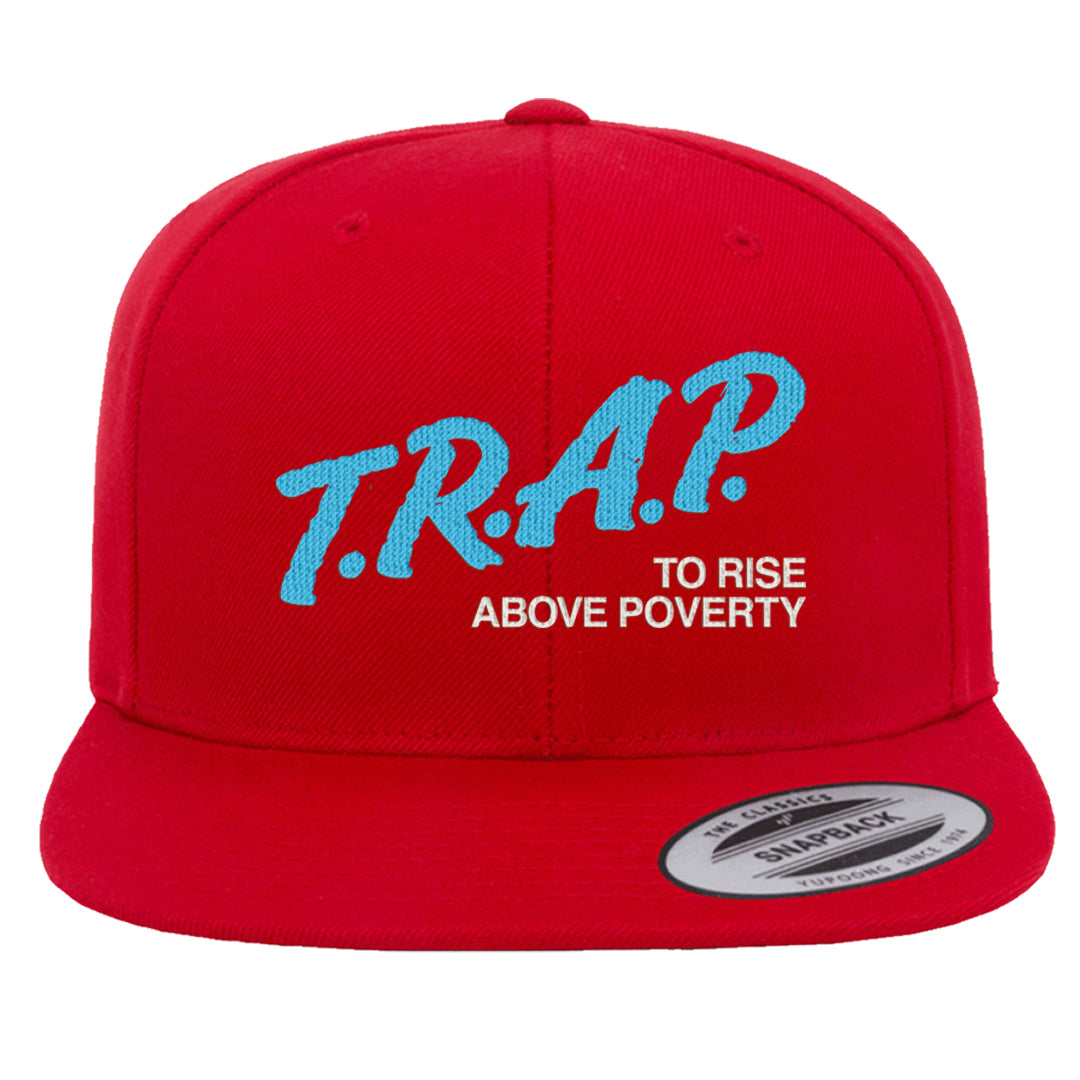 UNC to Chi Low 2s Snapback Hat | Trap To Rise Above Poverty, Red