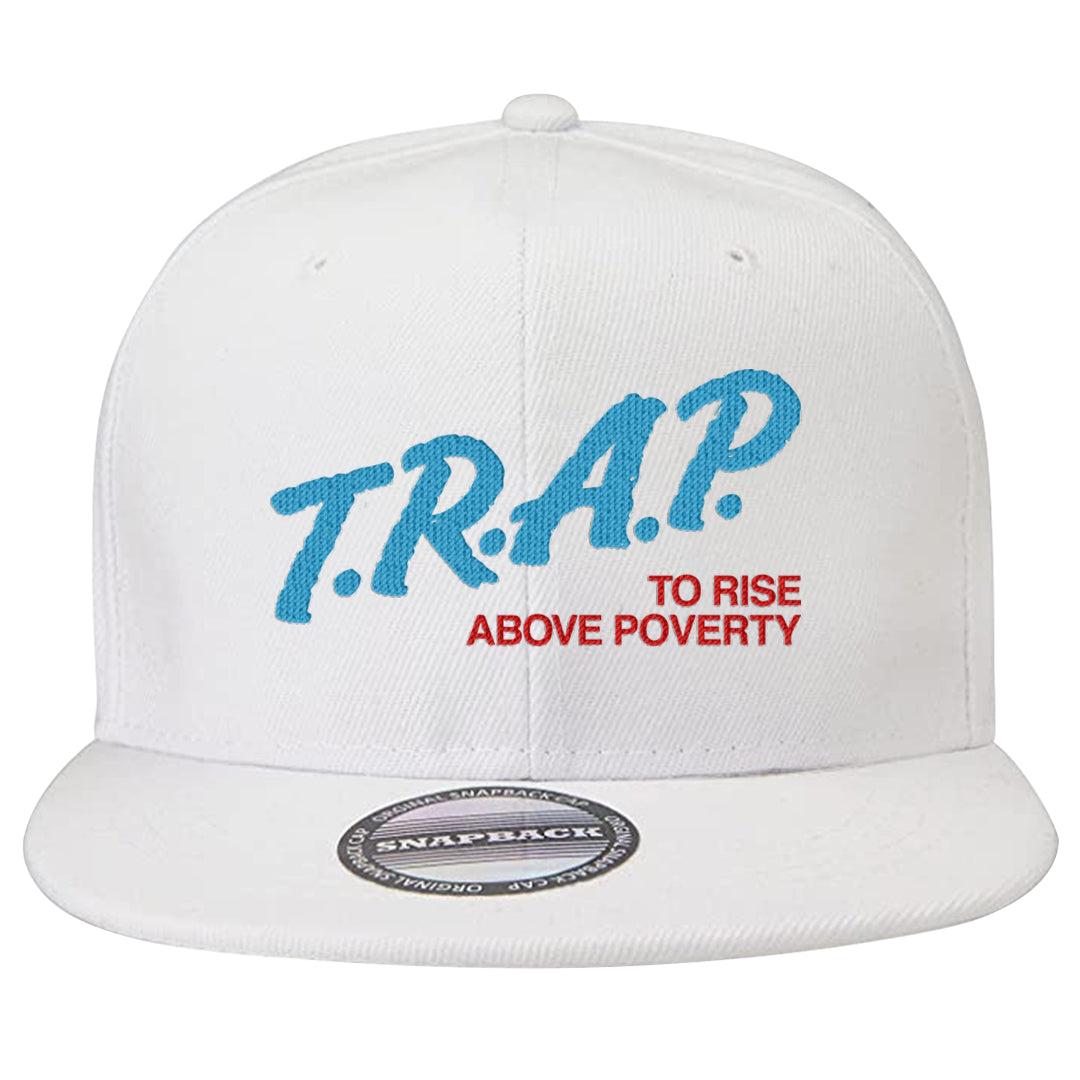 UNC to Chi Low 2s Snapback Hat | Trap To Rise Above Poverty, White