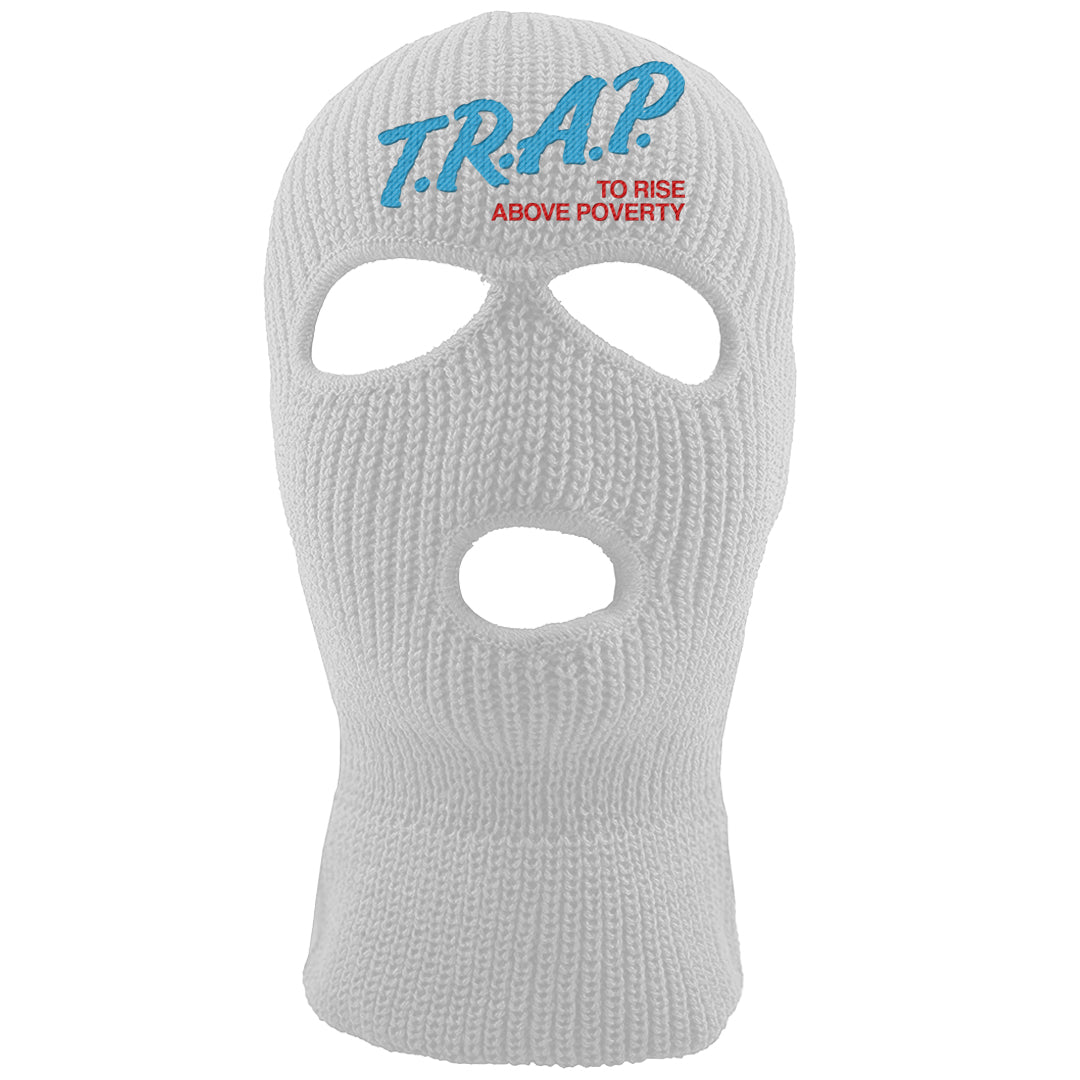 UNC to Chi Low 2s Ski Mask | Trap To Rise Above Poverty, White