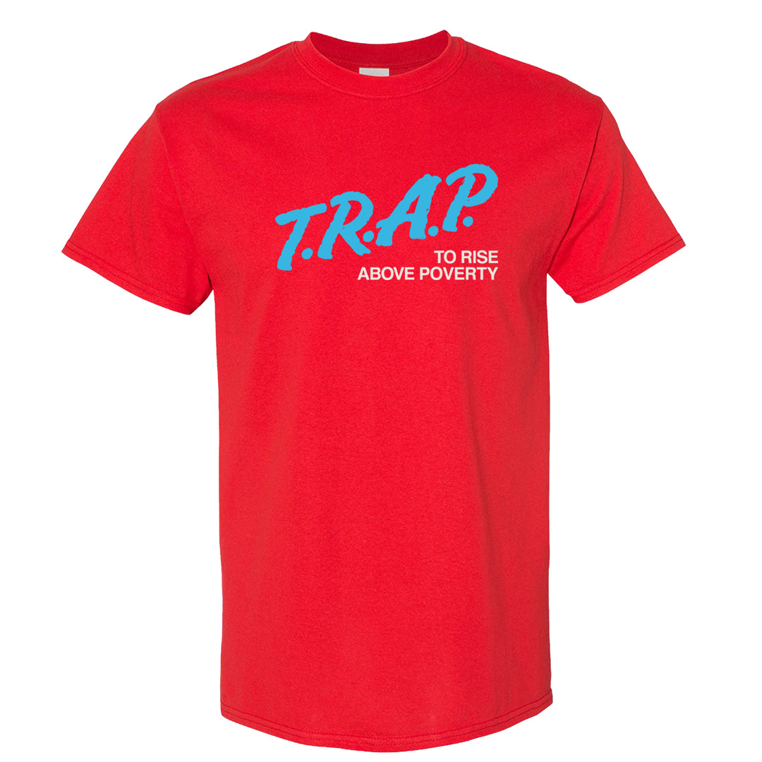 UNC to Chi Low 2s T Shirt | Trap To Rise Above Poverty, Red