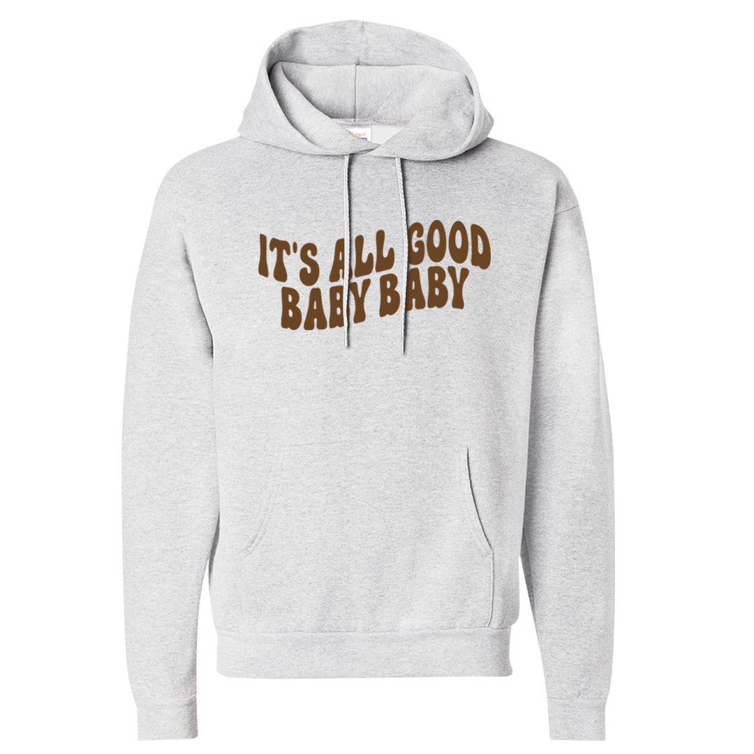 Archaeo Brown 3s Hoodie | All Good Baby, Ash