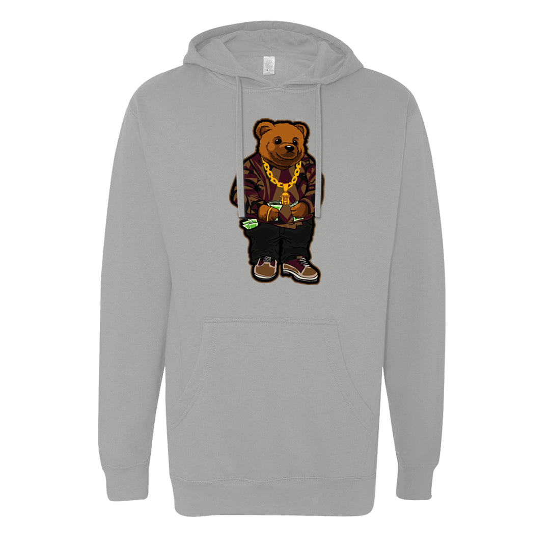 Archaeo Brown 3s Hoodie | Sweater Bear, Gravel