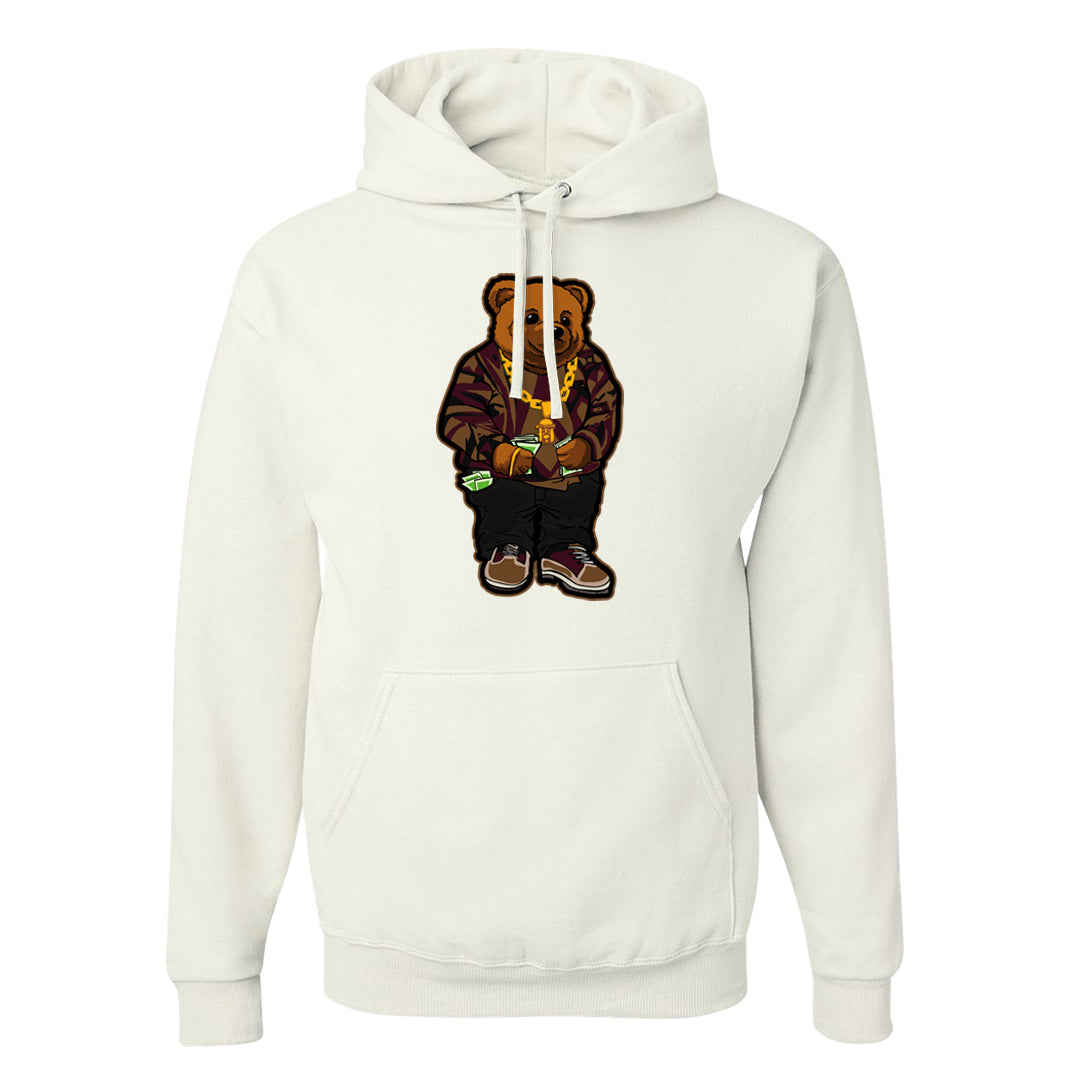 Archaeo Brown 3s Hoodie | Sweater Bear, White