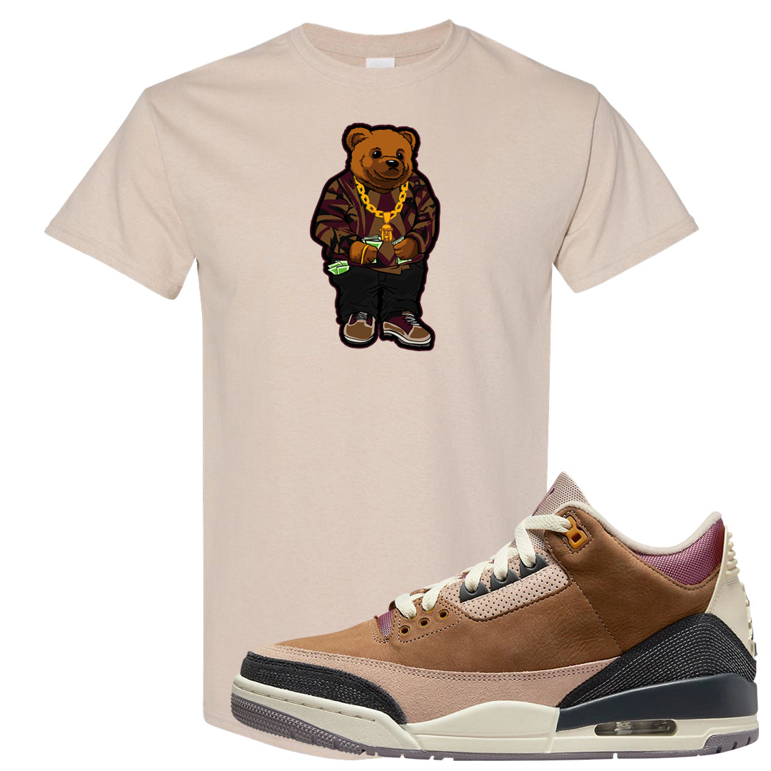 Archaeo Brown 3s T Shirt | Sweater Bear, Sand