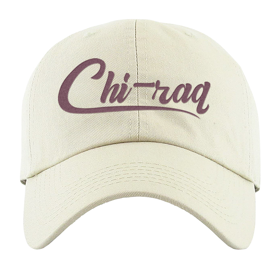 Archaeo Brown 3s Dad Hat | Chiraq, White