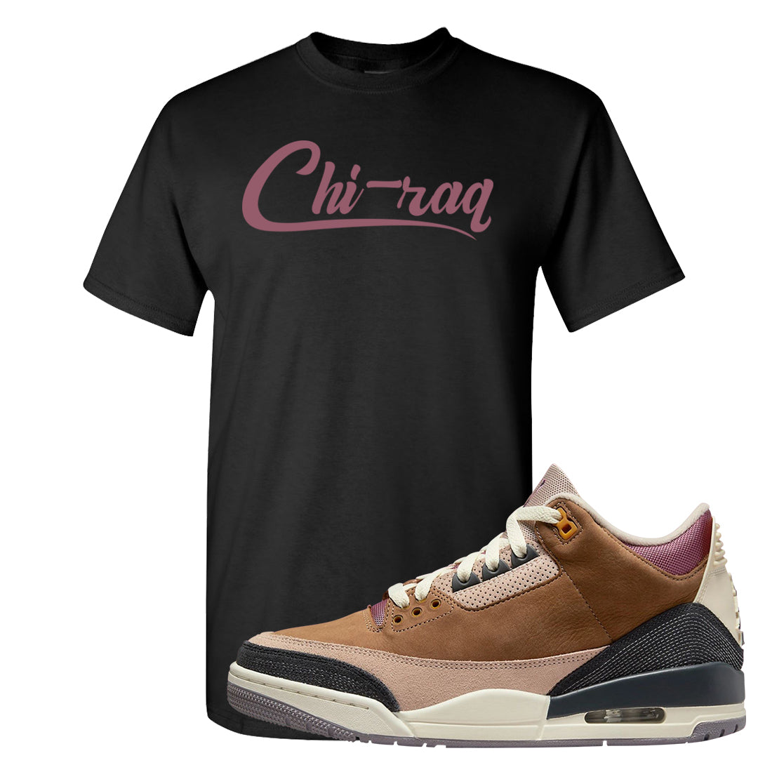 Archaeo Brown 3s T Shirt | Chiraq, Black