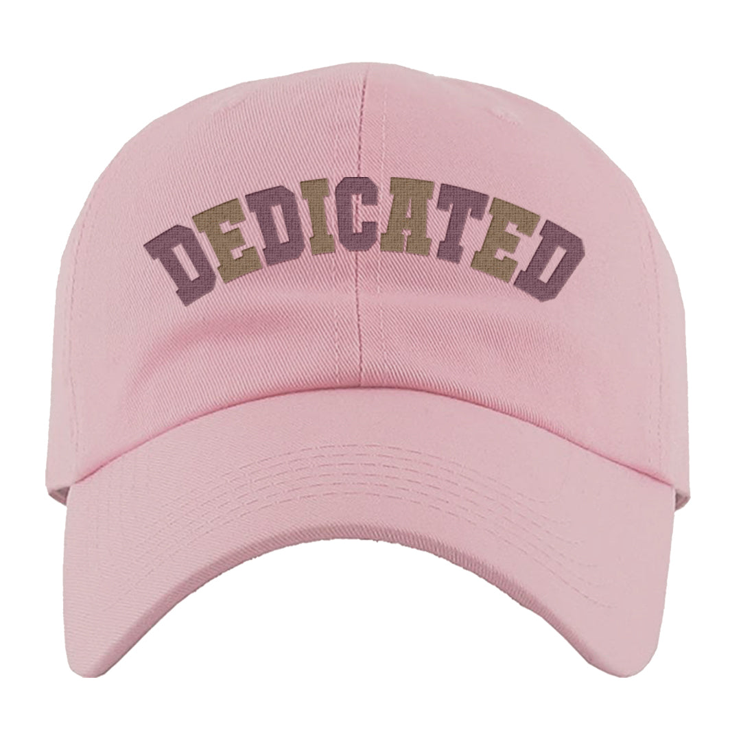 Archaeo Brown 3s Dad Hat | Dedicated, Light Pink