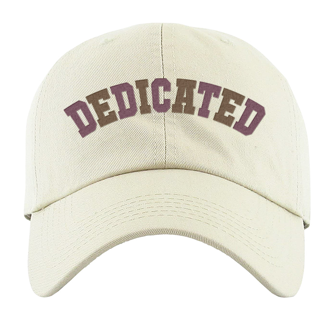 Archaeo Brown 3s Dad Hat | Dedicated, White