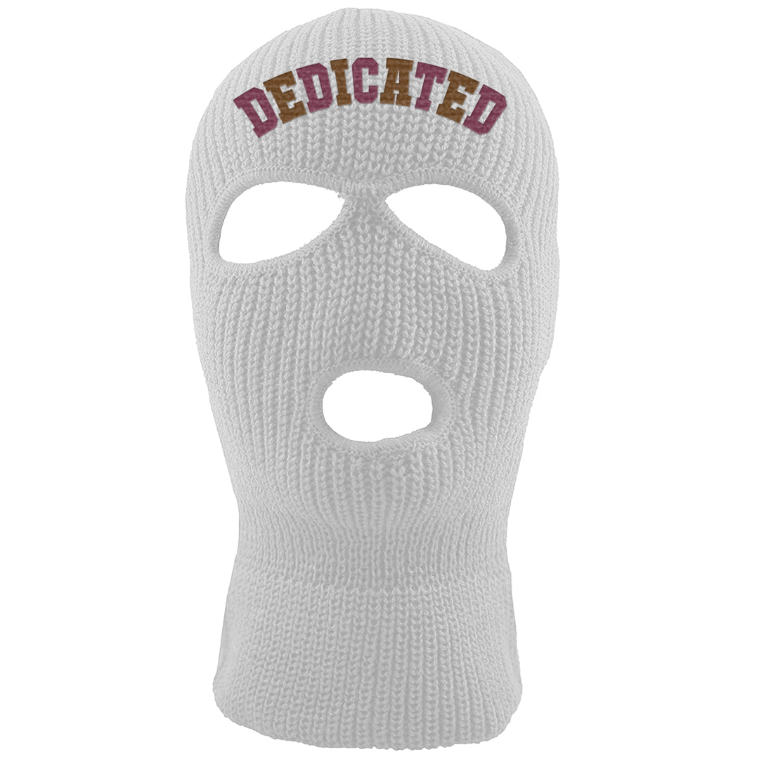Archaeo Brown 3s Ski Mask | Dedicated, White