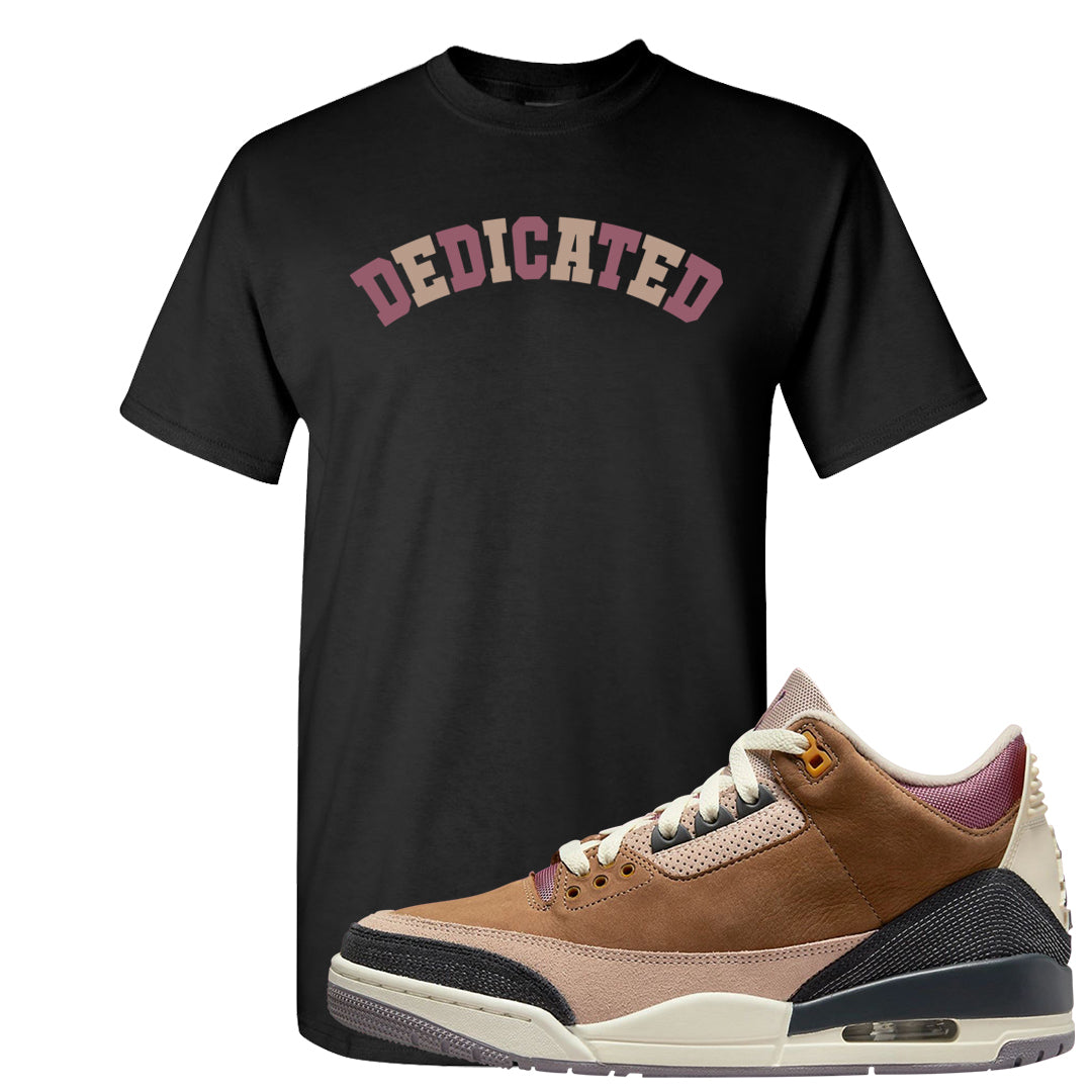 Archaeo Brown 3s T Shirt | Dedicated, Black