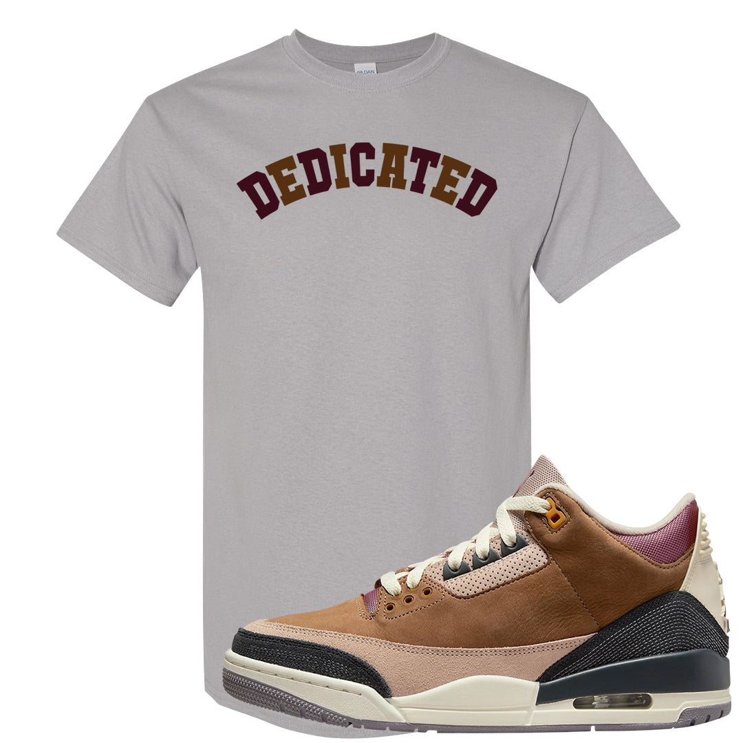Archaeo Brown 3s T Shirt | Dedicated, Gravel