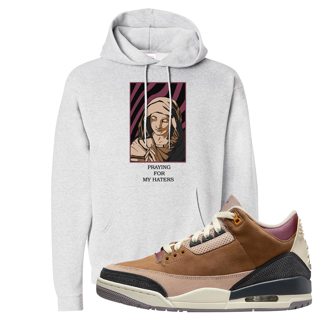Archaeo Brown 3s Hoodie | God Told Me, Ash