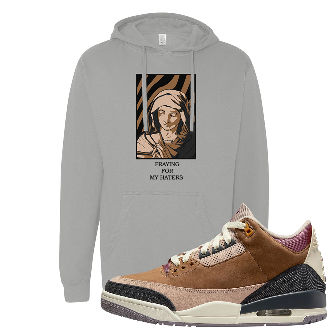 Archaeo Brown 3s Hoodie | God Told Me, Gravel