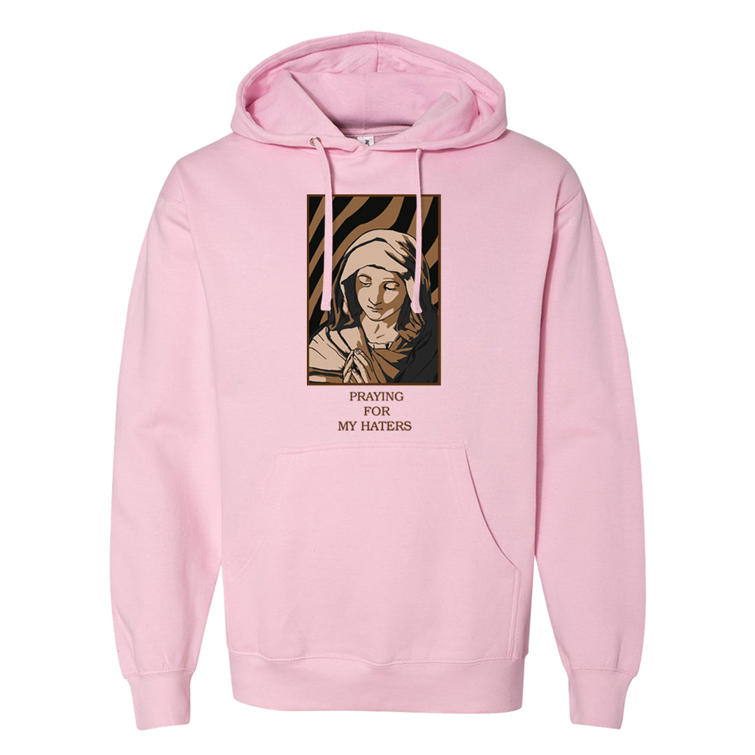 Archaeo Brown 3s Hoodie | God Told Me, Light Pink