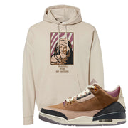 Archaeo Brown 3s Hoodie | God Told Me, Sand