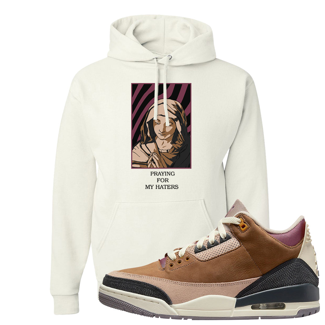 Archaeo Brown 3s Hoodie | God Told Me, White