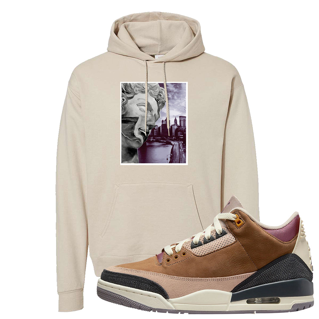 Archaeo Brown 3s Hoodie | Miguel, Sand
