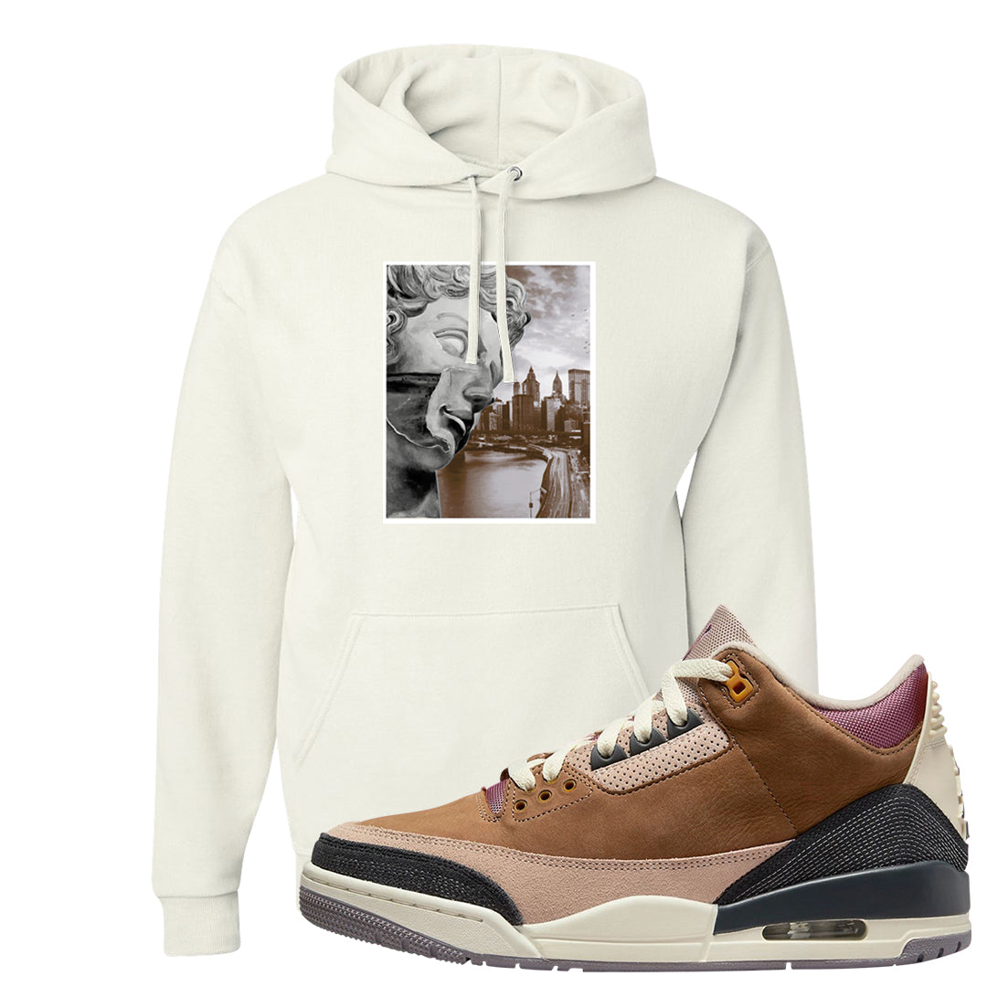 Archaeo Brown 3s Hoodie | Miguel, White