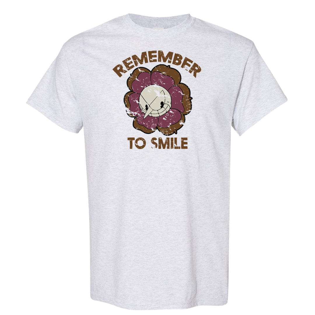 Archaeo Brown 3s T Shirt | Remember To Smile, Ash