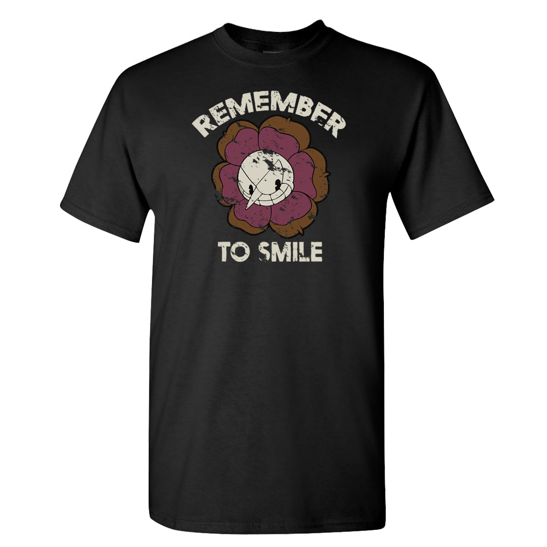Archaeo Brown 3s T Shirt | Remember To Smile, Black