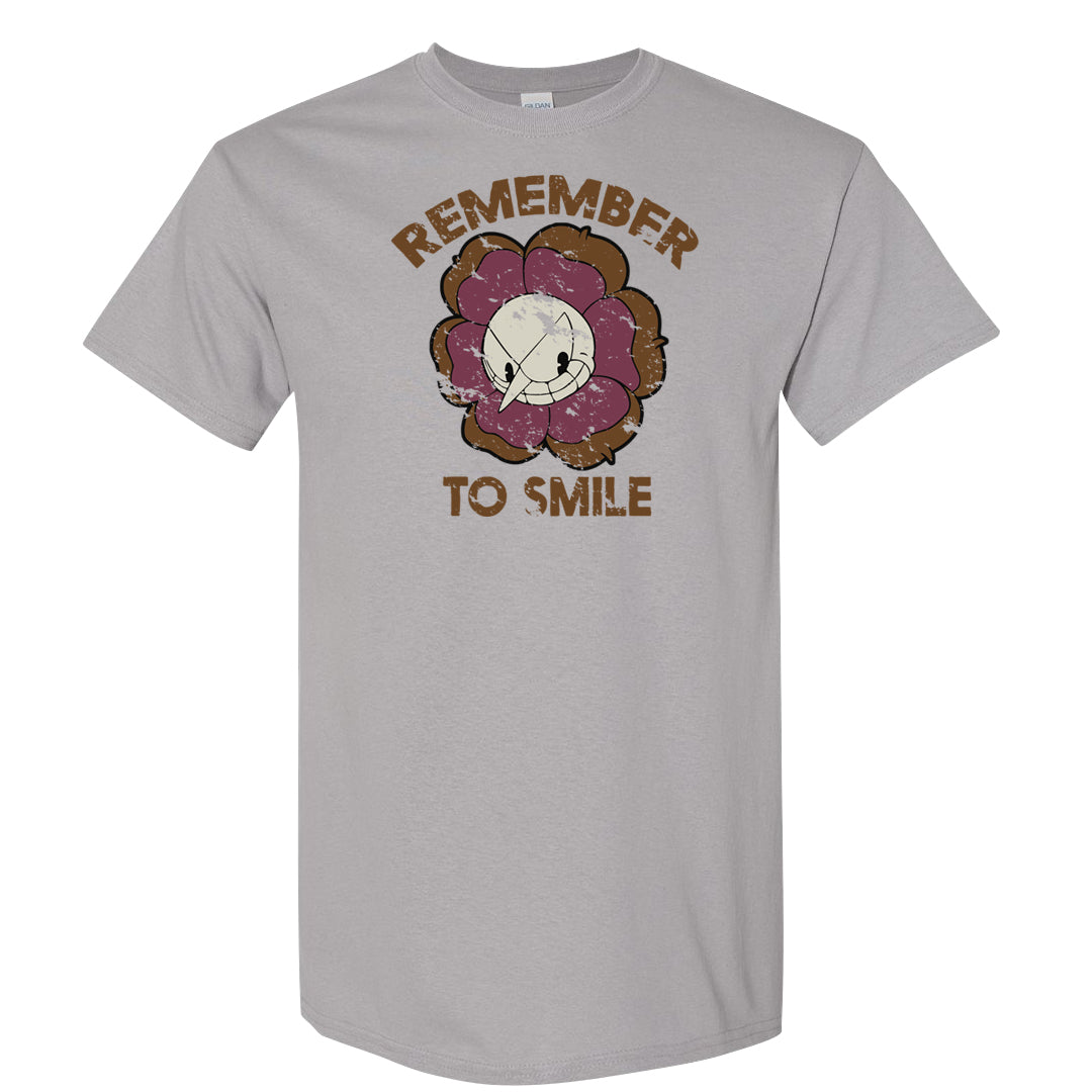 Archaeo Brown 3s T Shirt | Remember To Smile, Gravel
