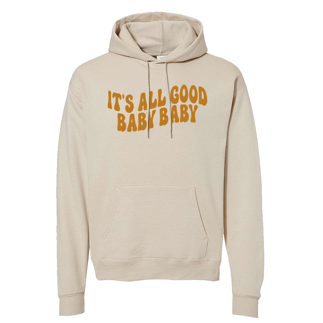 Black Cement Gold 3s Hoodie | All Good Baby, Sand