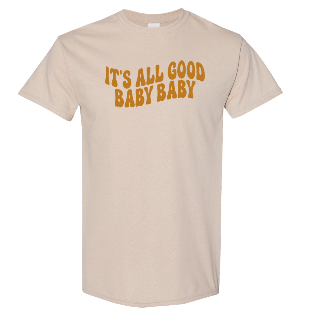 Black Cement Gold 3s T Shirt | All Good Baby, Sand