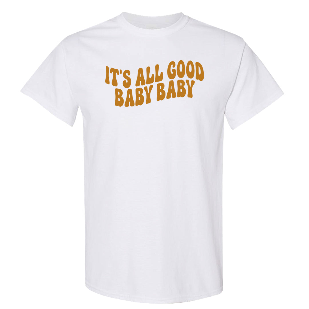 Black Cement Gold 3s T Shirt | All Good Baby, White