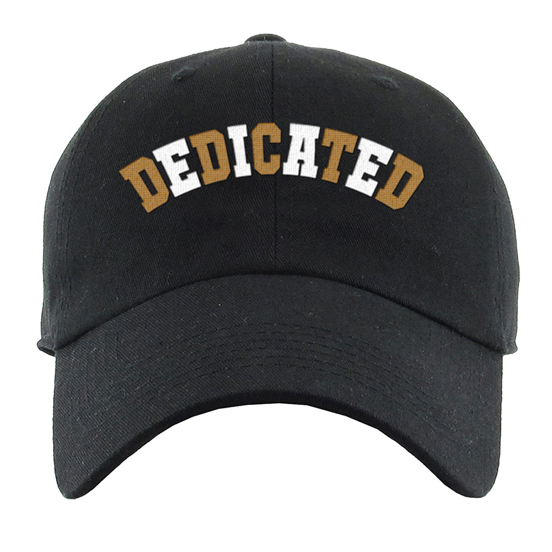 Black Cement Gold 3s Dad Hat | Dedicated, Black