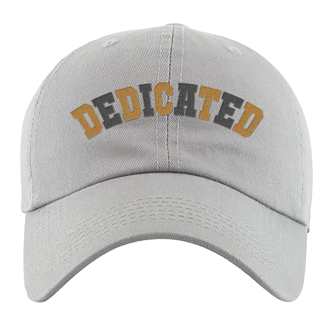 Black Cement Gold 3s Dad Hat | Dedicated, Light Gray
