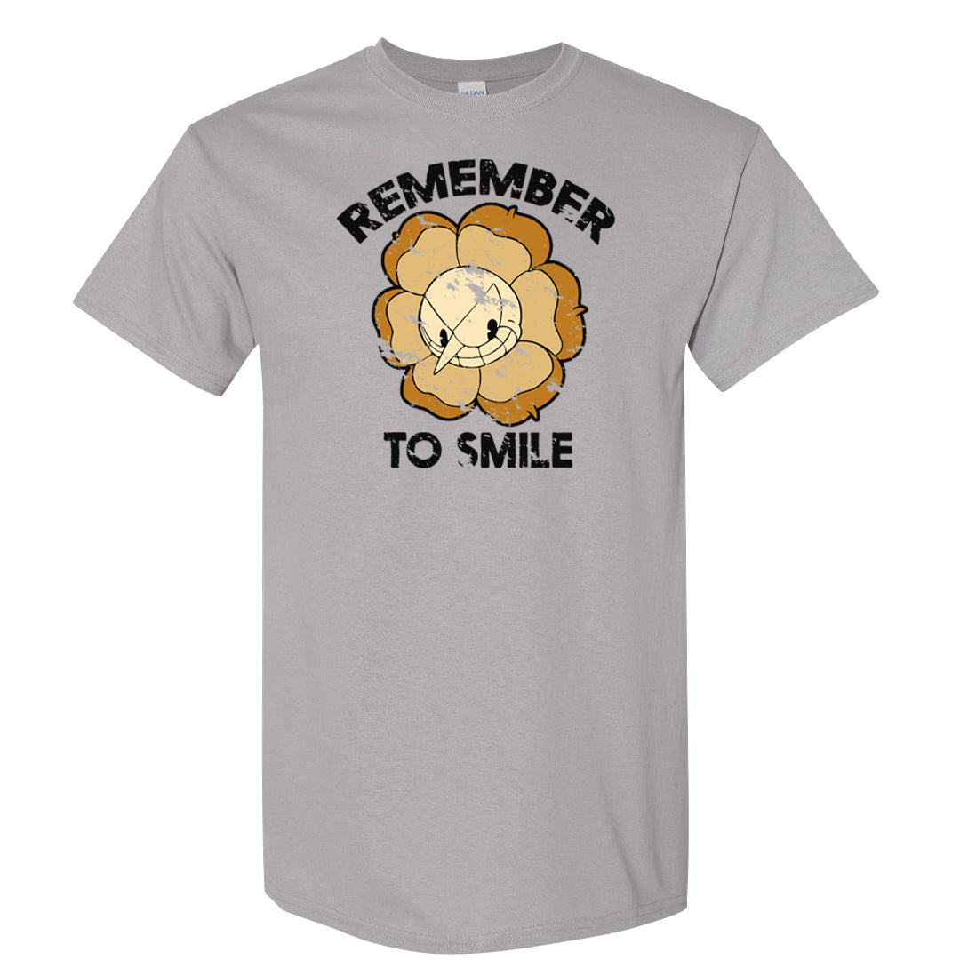 Black Cement Gold 3s T Shirt | Remember To Smile, Gravel
