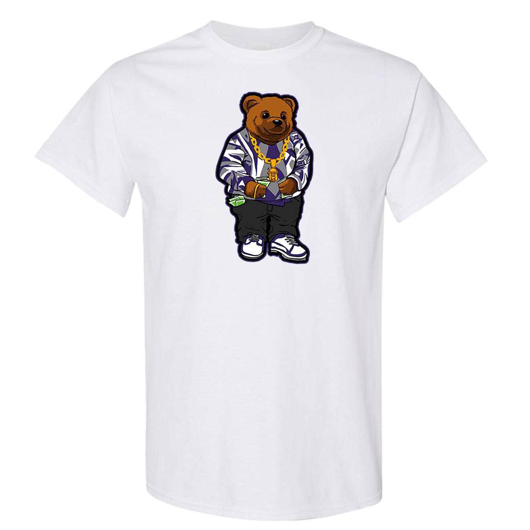 Dark Iris 3s T Shirt | Sweater Bear, White