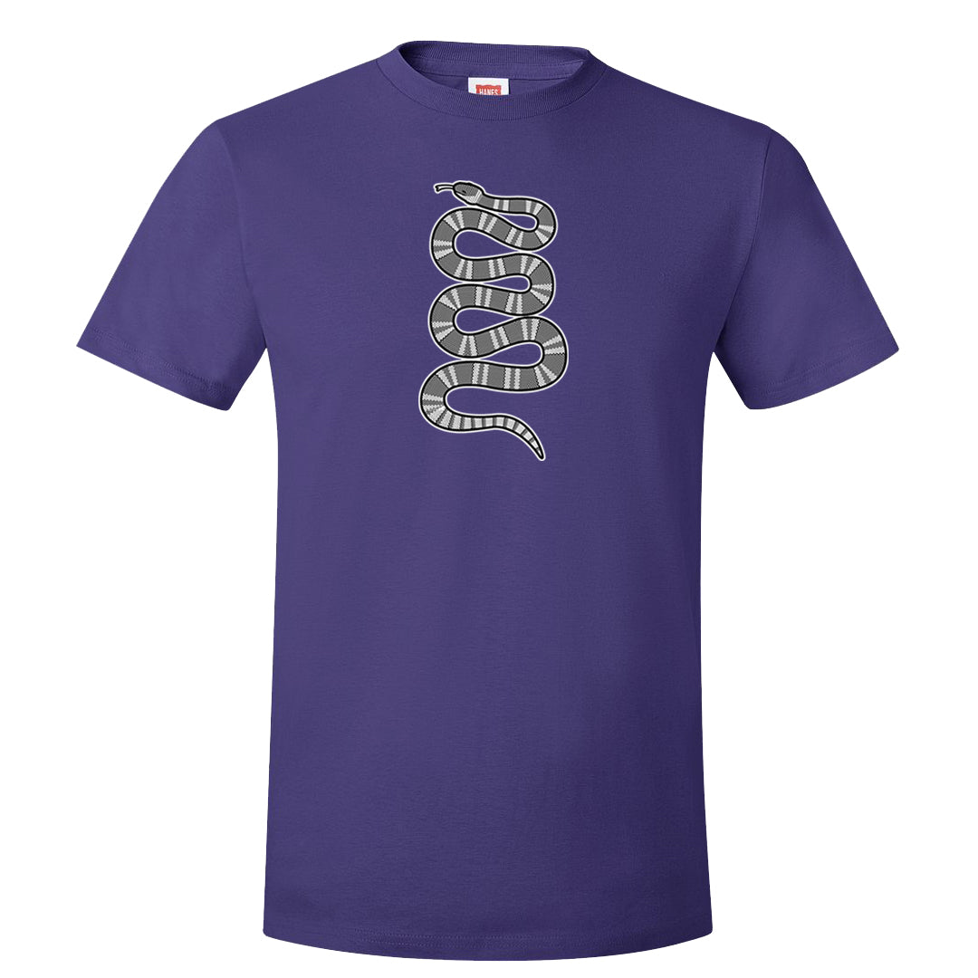Dark Iris 3s T Shirt | Coiled Snake, Purple