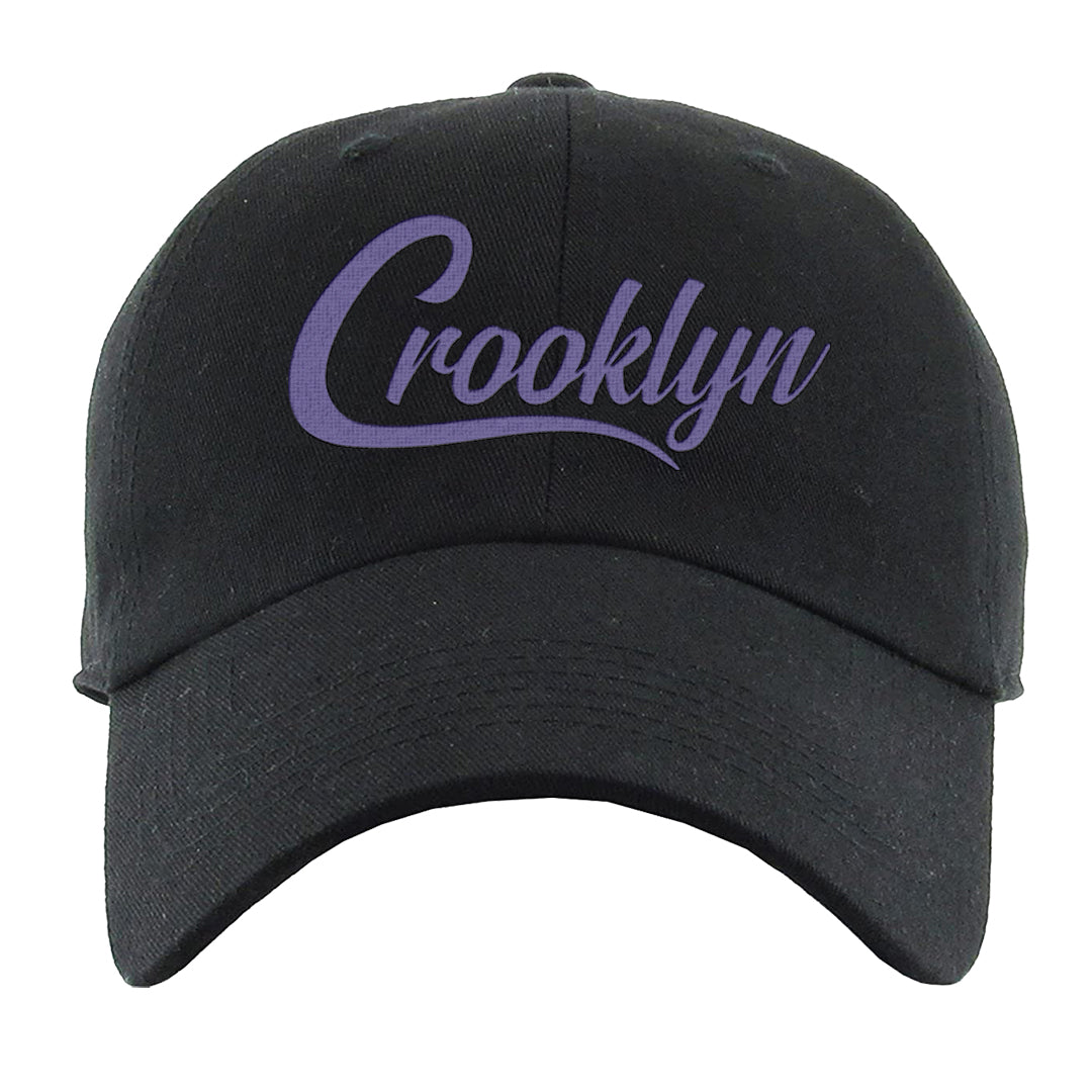 Dark Iris 3s Dad Hat | Crooklyn, Black