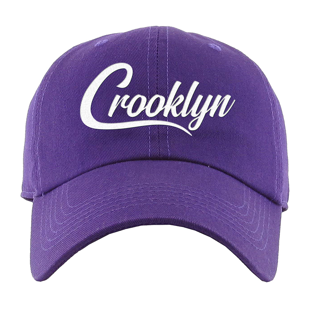 Dark Iris 3s Dad Hat | Crooklyn, Purple