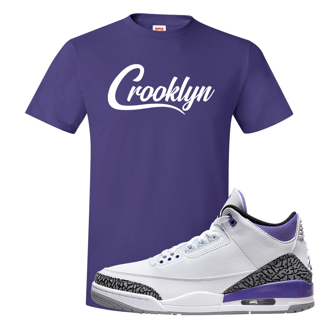 Dark Iris 3s T Shirt | Crooklyn, Purple