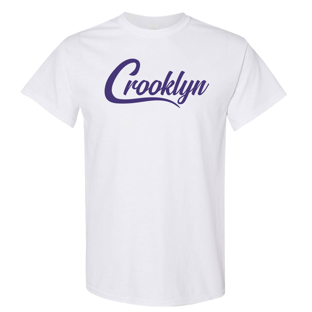 Dark Iris 3s T Shirt | Crooklyn, White