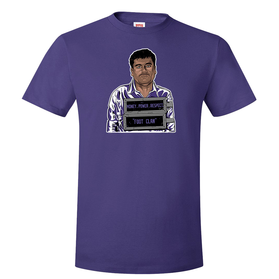 Dark Iris 3s T Shirt | El Chapo Illustration, Purple