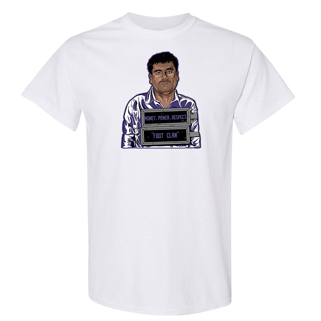 Dark Iris 3s T Shirt | El Chapo Illustration, White