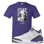 Dark Iris 3s T Shirt | God Told Me, Purple