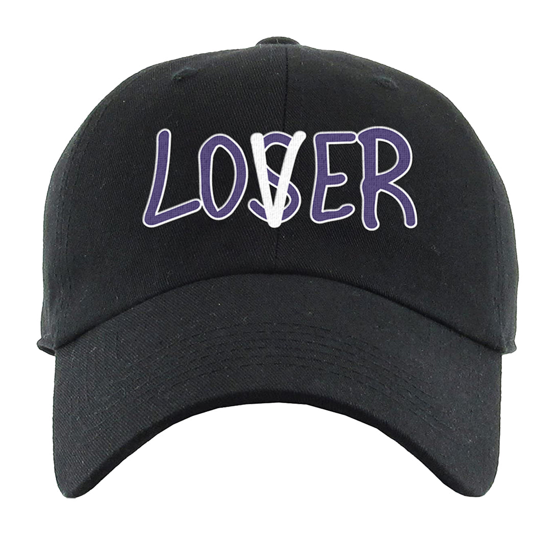 Dark Iris 3s Dad Hat | Lover, Black