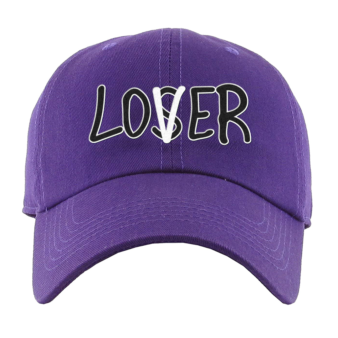 Dark Iris 3s Dad Hat | Lover, Purple