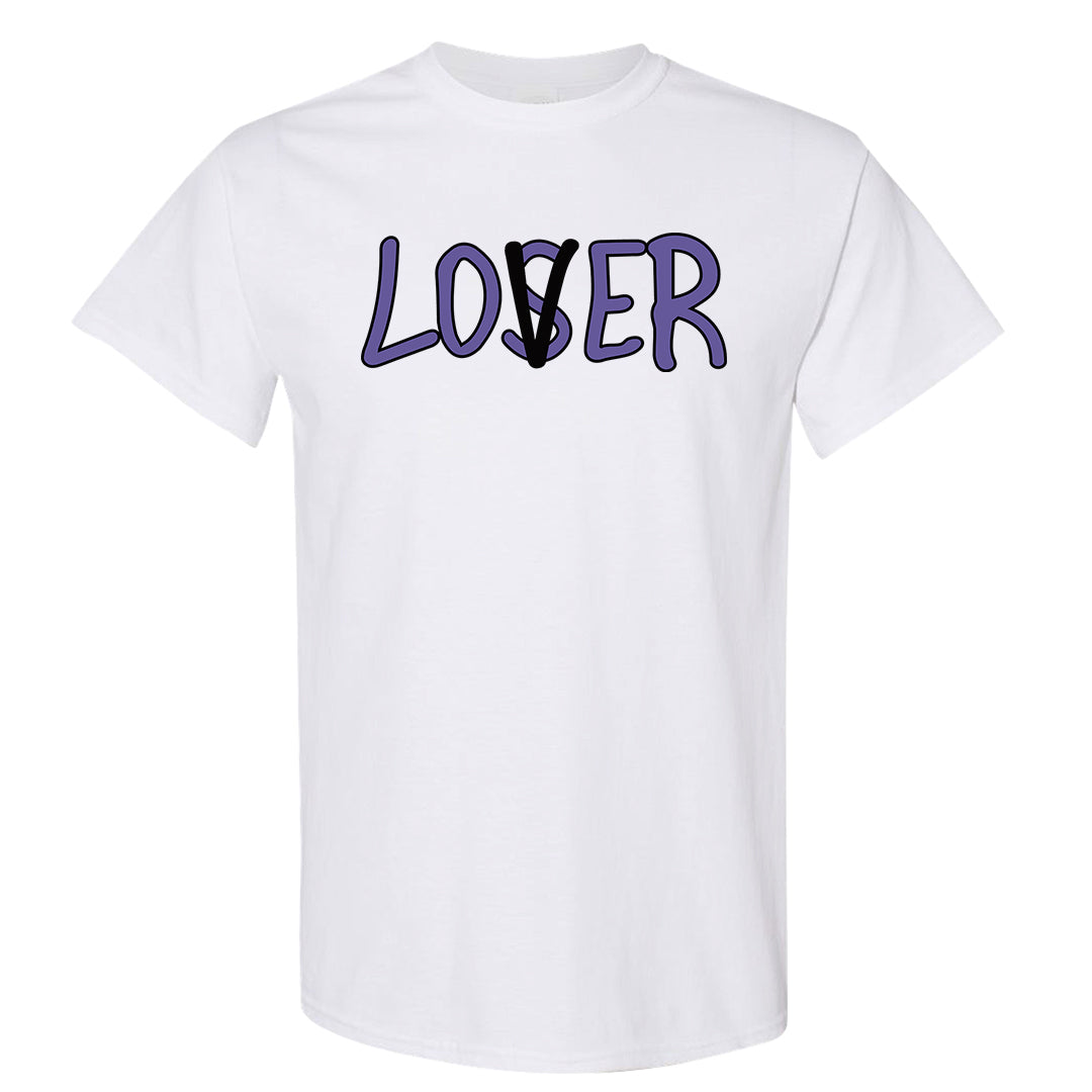 Dark Iris 3s T Shirt | Lover, White