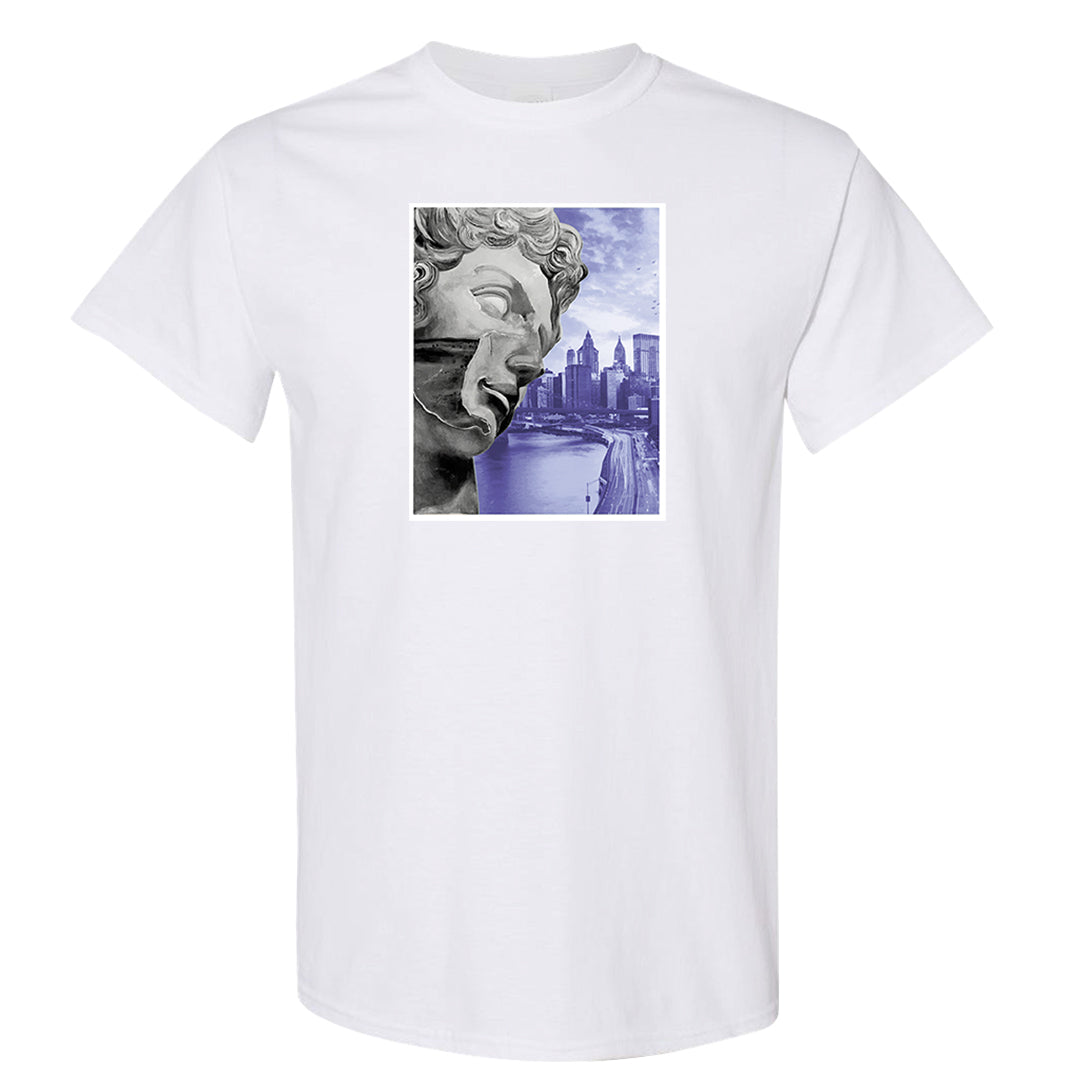Dark Iris 3s T Shirt | Miguel, White