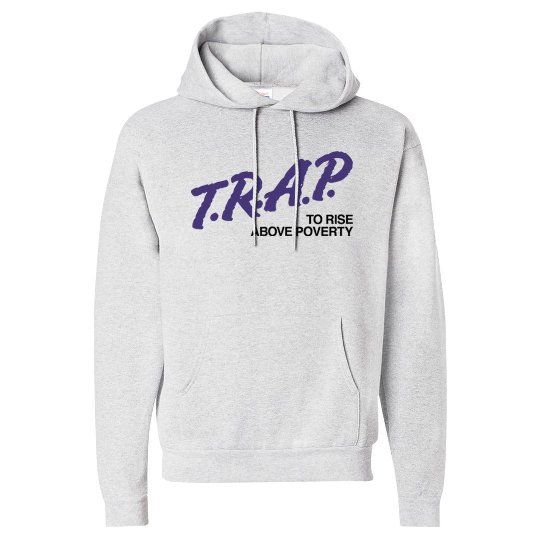 Dark Iris 3s Hoodie | Trap To Rise Above Poverty, Ash